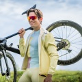 Chaqueta para hombres pro viento para hombres en bicicleta de lluvia