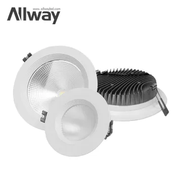 ALLWAY Best Selling Modern Power Ceiling Pot Lamp: Recessed Hotel, Mall, and Home COB LED Down Light