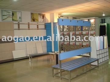 phenolic board gym bench chair with coat hook