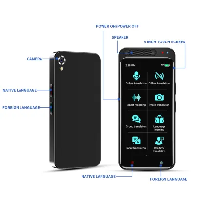 Z6 Photo Translation: A High-Tech Rechargeable Wireless Translation Machine with 1500mAh Battery and Smart AI Technology