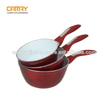 Forged aluminum ceramic coating cooking pot