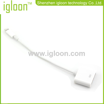Lightning To 30 Pin Adapter With Copper Cable 