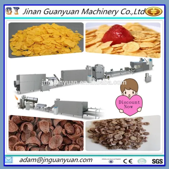 twin-screw snack extruder/corn flakes snack making machine
