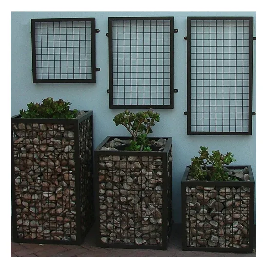2x1x1 Galvanized Welded Gabion Box - 4mm Galfan ZnAl Iron Wire Mesh Retaining Wall
