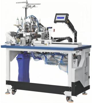 Automatic Rib Knit Bottom Band Setting Station