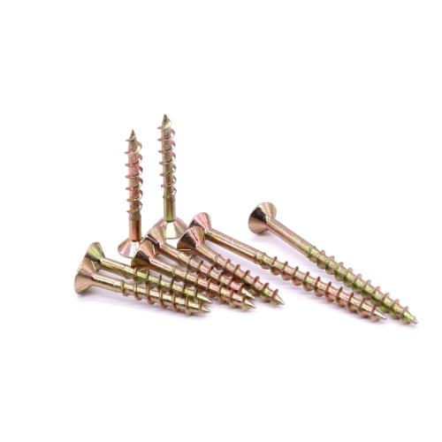 Chipboard Screws Sizes Yellow zinc plated chipboard screw Manufactory