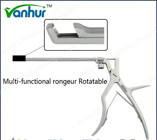 Sinuscopy Multi Functional Rotatable Rongeur Forceps