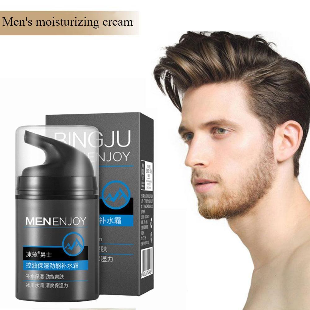 50ml Men's Oil Control Moisturizing Face Cream Brighten Skin Anti Aging Hyaluronic Acid Anti Wrinkle Serum Men Skin Care