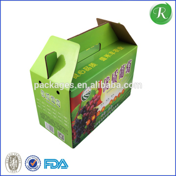 Corrugated Carton box for grape fruit/grape packing box/fresh fruit packing box