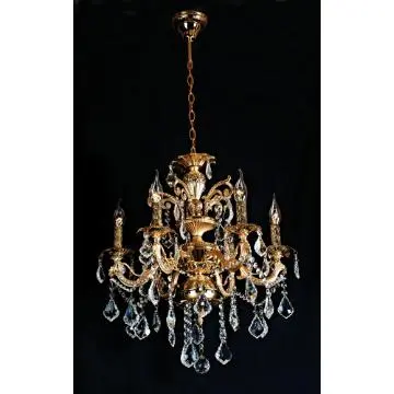 candle top crystal chandelier for indoor decoration