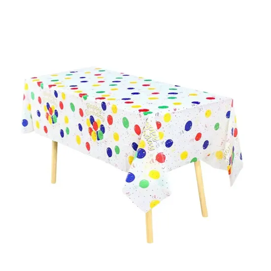 Environmentally Friendly, Colorful Holiday Tablecloth: Waterproof & Greaseproof for Party Use