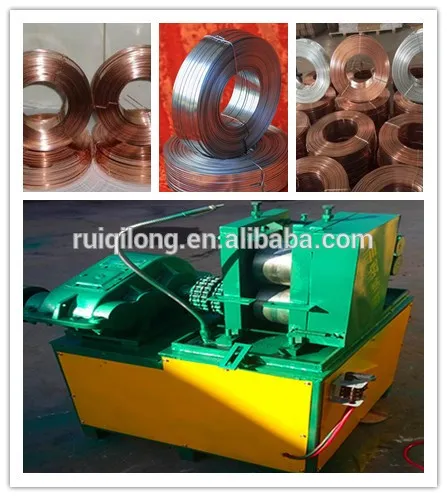china factory metal flat wire flattening machine