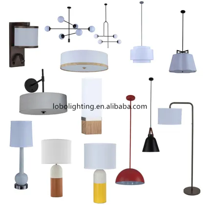 Nordic Blue Resin Desk Lamp - LED Bedside Table Light