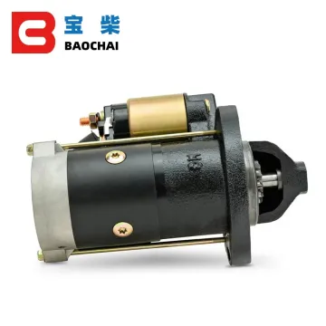 12V Starter Motor Engine QDJ1257A for 198 1100 11 Teeth 1.6 KW Generator Spare Parts