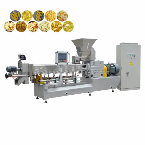 Twin Screw Corn Chips Snacks Making Machine - 100kg-150KG/H Puff Corn Extruder