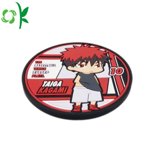 Aangepaste tabel Cartoon figuur Silicone koffiekopje Coasters