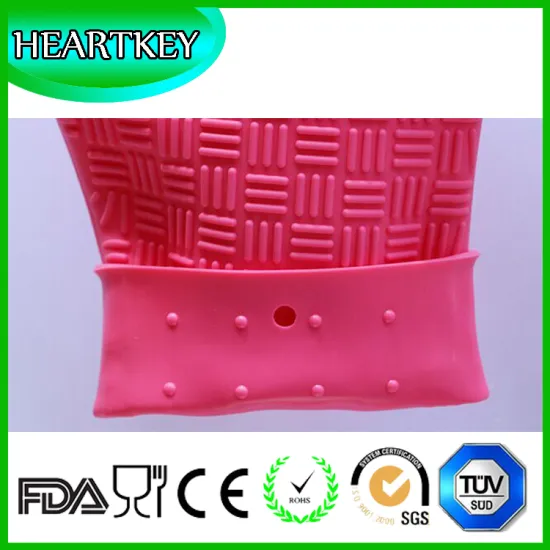 Cooking Gloves Heat Resistant Silicone Oven Mitts 5 Fingers for Grilling BBQ Waterproof Non Slip Non Toxic Eco Friendly Dishwash