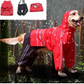 Anjing besar double layer hoodie raincoat