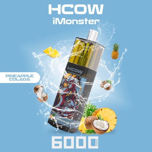 Toptan HCOW IMONSTER Tek Kullanımlık Vape 6000 Puflar