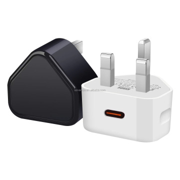Original PD 20W Type-C Fast Phone Charger Adapter with UK Plug and USB-C