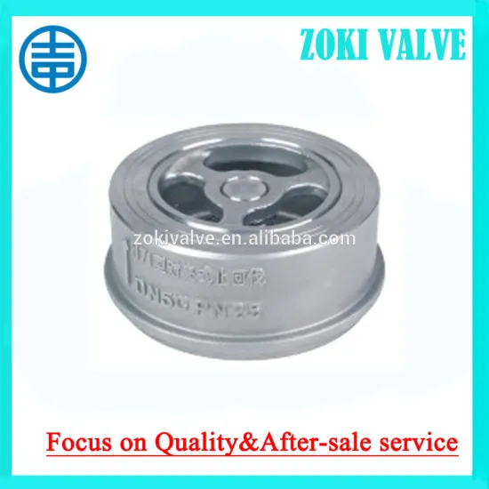 Cast steel wafer check valve