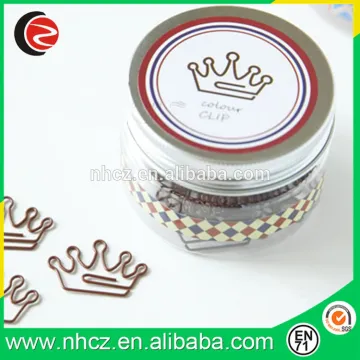 Crown Shaped Paper Clips PS Set