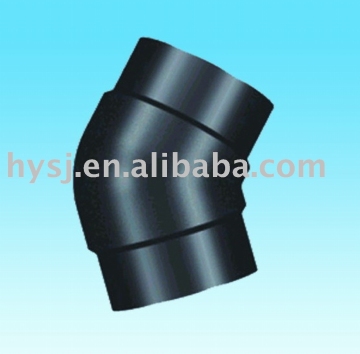Hot-melt PE 45 degree elbow