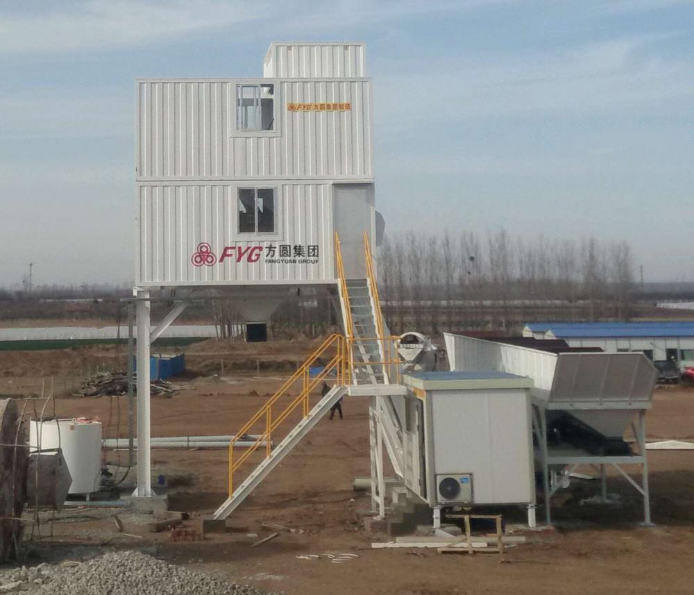 50m3/H Skip Type Ready Mixed Concrete Batching plant