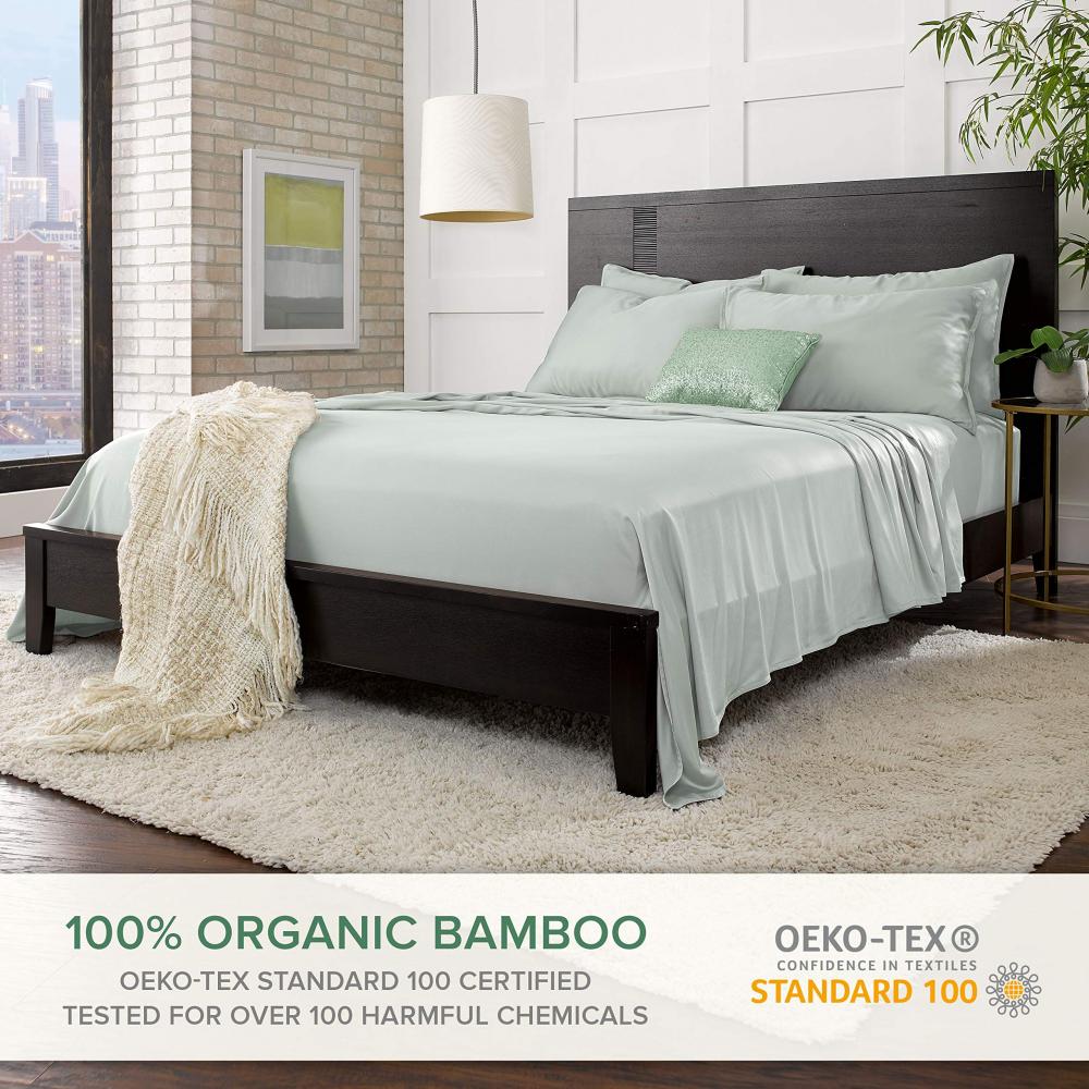 Wholesale Cooling Pure Bamboo Bed Sheets Bedding Set