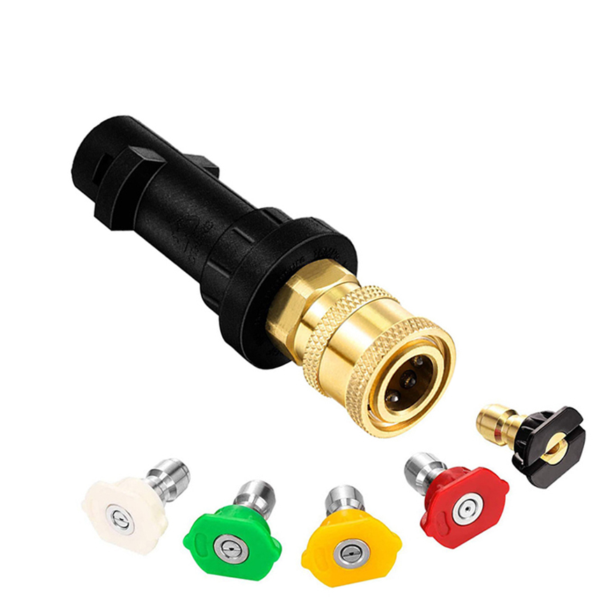 Acessórios para carro1800PSI Electric High Pressher Adaptador de arruela para K2K3K4K5K6K7 bico para lavagem de carros de água com pistola de pulverização