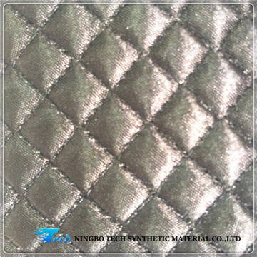 PU leather raw material for shoes and bags quilted faux leather fabric shoe leather