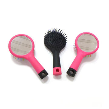 Custom Logo Mini Detangling Plastic Hairbrush with Boar Bristles for Women's Comb