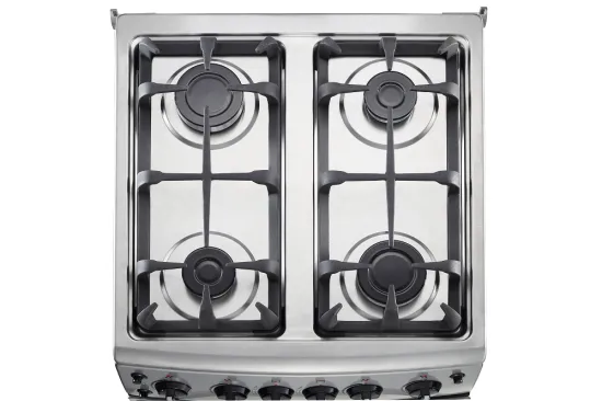 4 Burner Stainless Steel Gas Oven Range