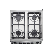 4 Burner Stainless Steel Gas Oven Range