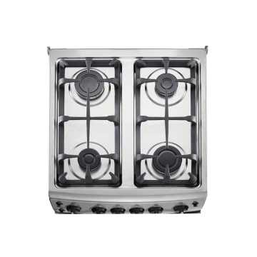 4 Burner Stainless Steel Gas Oven Range