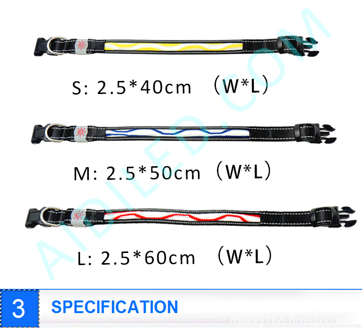 Night Safety Dog Collars