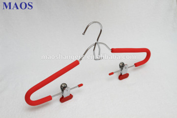 Hot-sale metal EVA foam coated Hanger with clips