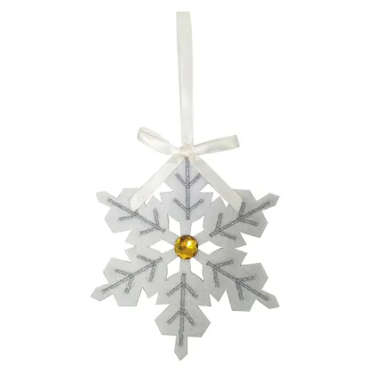 New style white christmas snowflakes ornaments