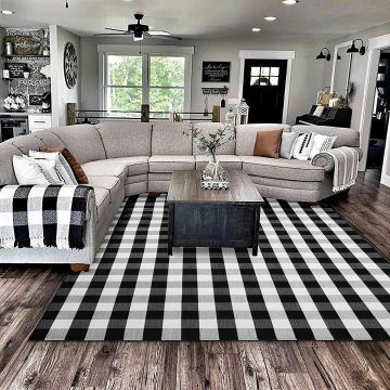 Decorative, Machine-Washable Large Rugs for Your Living Room: Stylish Floor Coverings for Comfort and Elegance
