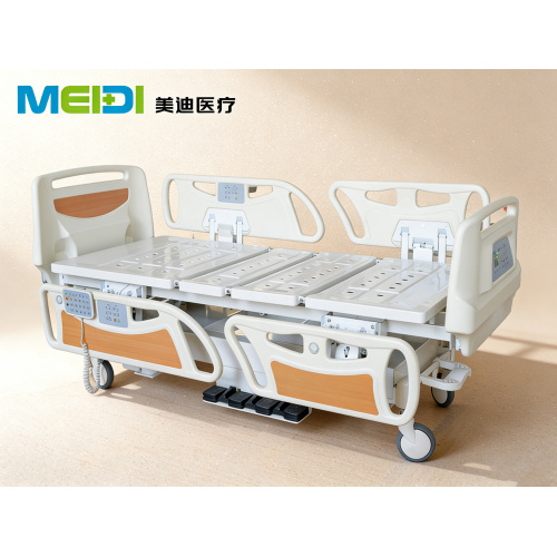 Customizable Three-Column Electric Lift Hospital Bed, High-End Minimalist Style