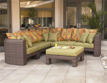 Modern All Weather Wicker Sofa Set Rattan Patio Furniture Sale