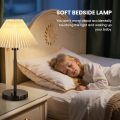 Portable Vintage Farmhouse Nightstand Lamp 2-Pack Black