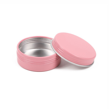 Aluminum Jar Screw Cap Refillable Container for Cosmetic