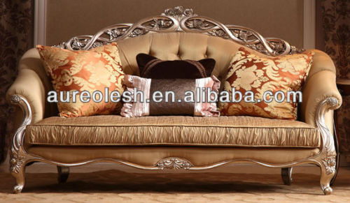 AC-3152 high quality antique solid wood sofa