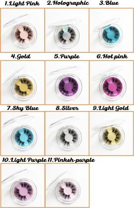 Clear Round Lash Box: 20mm & 18mm Natural Fluffy Real Mink Eyelashes - Big Sale on Full Strip Lashes