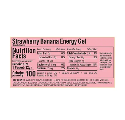 Customization Energy Gel Electrolyte Drinks Pre Workout Gel