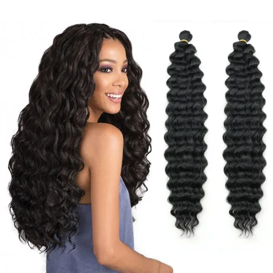 Julianna Loose Deep Wave Twist  Dropshipping  30 Extension Deep Wave Curl Crochet Braids