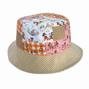 Splice Cotton Bucket Hats, Customized Logos/Designs are Accepted, OEM orders are welcome