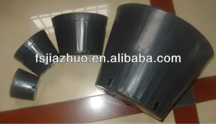 PE nursery pot is black soft nursery pots which is farm garden decorative flower pots wholesale