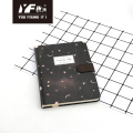 Custom starry sky style hard cover notebook